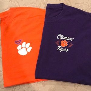 Lot of two CLEMSON t’s